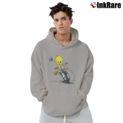 Men’s Tweety Bird Looney Tunes Classic Pullover Hoodie in sport grey | Cozy, Durable, Modern Fit