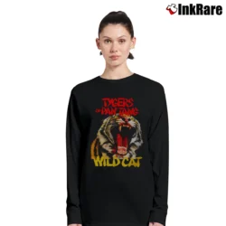 Women’s Tygers Of Pan Tang Wild Cat 1980 Long-Sleeve Top in black | Sleek, Versatile, All-Season