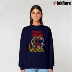 Women’s Tygers Of Pan Tang Wild Cat 1980 Relaxed Sweatshirt in navy | Soft, Laid-Back Vibe