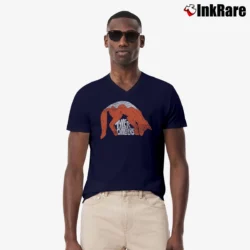 Men’s Tyler Childers Country Music V-Neck Tee in navy | Sharp, Breathable, Everyday Staple