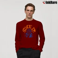 Men’s Tyler Durden Fight Club Chuck Long-Sleeve Shirt in maroon | Sleek, Lightweight, Year-Round Wear