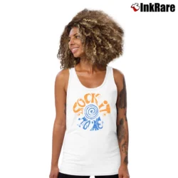 Women’s Tyler Durden Fight Club Chuck Tank Top in white | Lightweight, Movement-Friendly