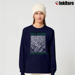 Women’s Type O Negative Diversity Destruction Long-Sleeve Top in navy | Sleek, Versatile, All-Season
