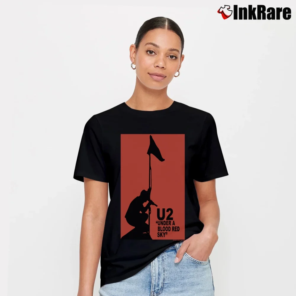 Women’s U2 Under A Blood Red Sky T-Shirt in black | Soft, Flattering Fit