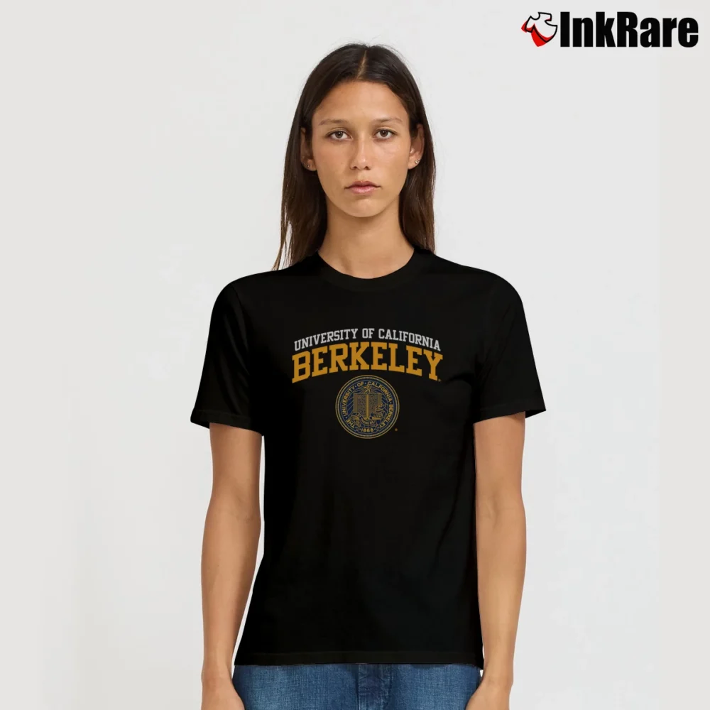 Women’s Uc Berkeley Double Arch Signature T-Shirt in black | Soft, Flattering Fit