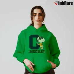 Women’s UC Berkeley Snoopy Cozy Hoodie in irish green | Warm, Structured, Stylish