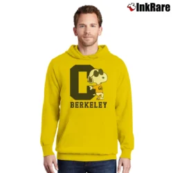 Men’s UC Berkeley Snoopy Pullover Hoodie in yellow | Cozy, Durable, Modern Fit