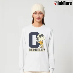 Women’s UC Berkeley Snoopy Long-Sleeve Top in white | Sleek, Versatile, All-Season