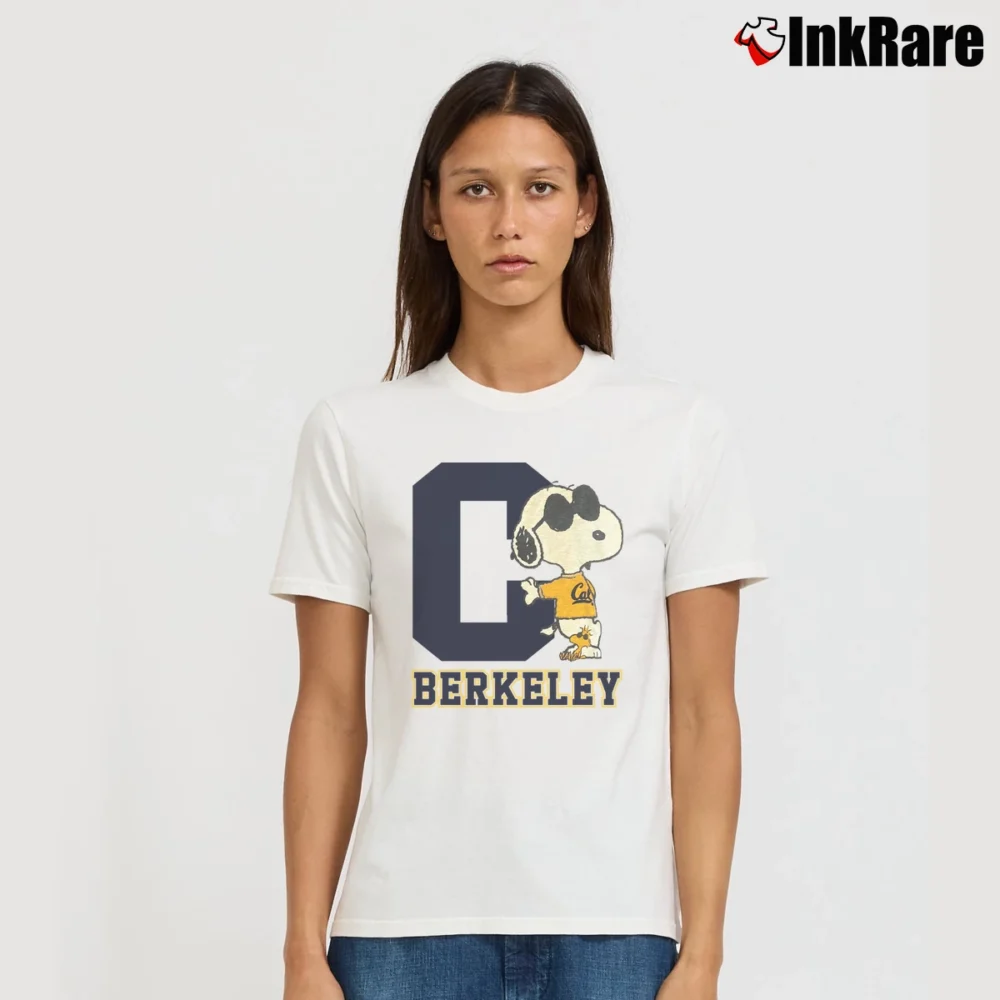 Women’s UC Berkeley Snoopy Signature T-Shirt in white | Soft, Flattering Fit