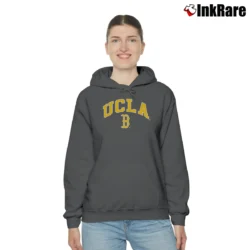 Women’s UCLA E5 Crew Sports Cozy Hoodie in charcoal | Warm, Structured, Stylish