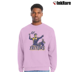 Men’s Ucsd Tritons Deep Heather School Crewneck Sweatshirt in light pink | Cozy Fabric, Clean Style