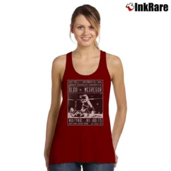 Women’s UFC 194 Aldo Vs McGregor Tank Top in maroon | Lightweight, Movement-Friendly