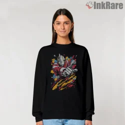 Ultraman Neon Comic Action Splash Shirt on graphic shirt for women graphic tee