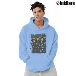 Men’s Umbreon Pokemon Retro Custom Graphic Pullover Hoodie in light blue | Cozy, Durable, Modern Fit