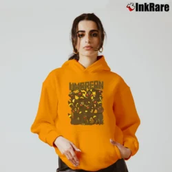 Women’s Umbreon Pokemon Retro Custom Graphic Cozy Hoodie in orange | Warm, Structured, Stylish