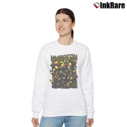 Women’s Umbreon Pokemon Retro Custom Graphic Relaxed Sweatshirt in white | Soft, Laid-Back Vibe
