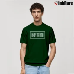 Men’s Underoath Band Logo Classic T-Shirt in forest green | Soft, Breathable Everyday Wear