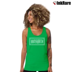 Women’s Underoath Band Logo Tank Top in irish green | Lightweight, Movement-Friendly