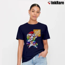 Women’s Unicorn Dabbing Home Depot Parody Signature T-Shirt in navy | Soft, Flattering Fit