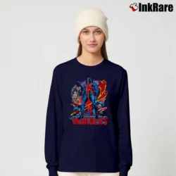 Women’s Union Jack The Invaders 1970s Marvel Comics Long-Sleeve Top in navy | Sleek, Versatile, All-Season