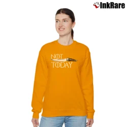 Women’s Unisex Game Of Thrones Not Today Catspaw Relaxed Sweatshirt in orange | Soft, Laid-Back Vibe