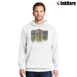Men’s Universal Studios Marvel Comics Crossover Pullover Hoodie in white | Cozy, Durable, Modern Fit