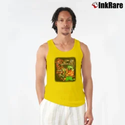 Men’s Universal Studios Marvel Graphic Tank Top in yellow | Breathable, Active-Friendly Design