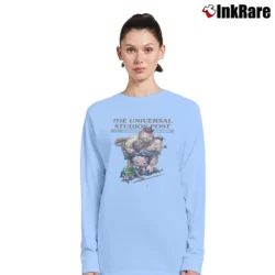 Women’s Universal Studios Popeye And Betty Boop Cartoon Long-Sleeve Top in light blue | Sleek, Versatile, All-Season
