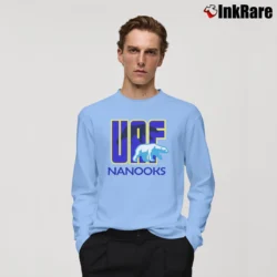 Men’s University Of Alaska Nanooks Uaf Long-Sleeve Shirt in light blue | Sleek, Lightweight, Year-Round Wear