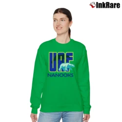 Women’s University Of Alaska Nanooks Uaf Relaxed Sweatshirt in irish green | Soft, Laid-Back Vibe