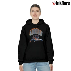 Women’s University Of Auburn Tigers Graphic Cozy Hoodie in black | Warm, Structured, Stylish