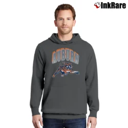 Men’s University Of Auburn Tigers Graphic Pullover Hoodie in charcoal | Cozy, Durable, Modern Fit
