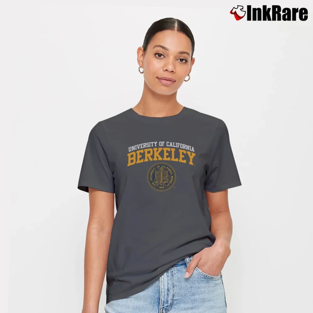Women’s University Of California Berkeley Signature T-Shirt in charcoal | Soft, Flattering Fit