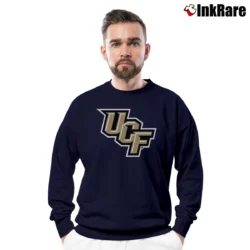 Men’s University Of Central Florida Logo Crewneck Sweatshirt in navy | Cozy Fabric, Clean Style