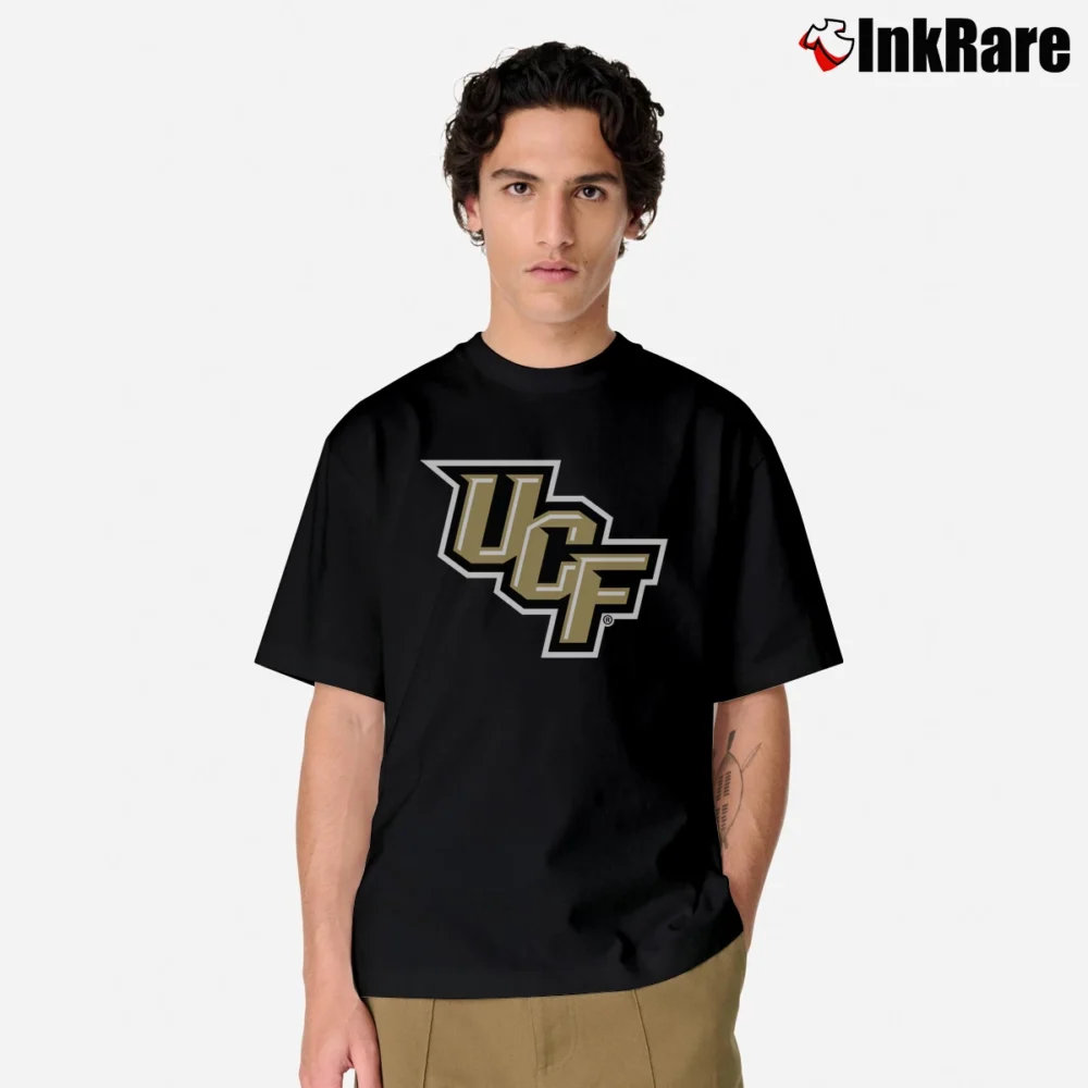 Men’s University Of Central Florida Logo Classic T-Shirt in black | Soft, Breathable Everyday Wear