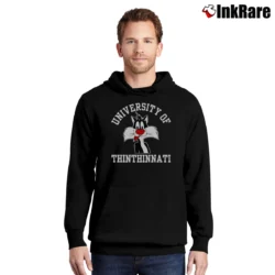 Men’s University Of Cincinnati Sylvester Looney Tunes College Pullover Hoodie in black | Cozy, Durable, Modern Fit