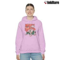 Women’s University Of Miami Hurricanes Looney Tunes Cozy Hoodie in light pink | Warm, Structured, Stylish