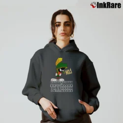 Women’s University Of Tennessee Marvin The Martian Looney Tunes Cozy Hoodie in charcoal | Warm, Structured, Stylish