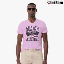 Men’s UNLV Rebels Alumni College Pride V-Neck Tee in light pink | Sharp, Breathable, Everyday Staple