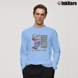 Men’s UNLV Runnin Rebels Hey Reb Mascot 90s March Madness Long-Sleeve Shirt in light blue | Sleek, Lightweight, Year-Round Wear