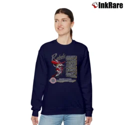 Women’s UNLV Runnin Rebels Hey Reb Mascot 90s March Madness Relaxed Sweatshirt in navy | Soft, Laid-Back Vibe