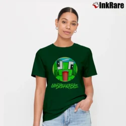 Women’s Unspeakable Teen Boys Funny Gaming Signature T-Shirt in forest green | Soft, Flattering Fit