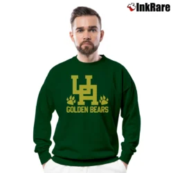 Men’s Upper Arlington Golden Bear Mascot Crewneck Sweatshirt in forest green | Cozy Fabric, Clean Style