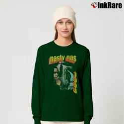 Women’s Urban Outters Nasty Nas Graphic Long-Sleeve Top in forest green | Sleek, Versatile, All-Season