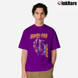 Men’s Urban Outters Nasty Nas Graphic Classic T-Shirt in purple | Soft, Breathable Everyday Wear