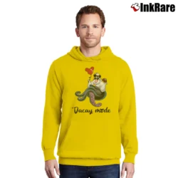 Men’s Ursula Vacay Mode Balloon Mickey Mouse Pullover Hoodie in yellow | Cozy, Durable, Modern Fit