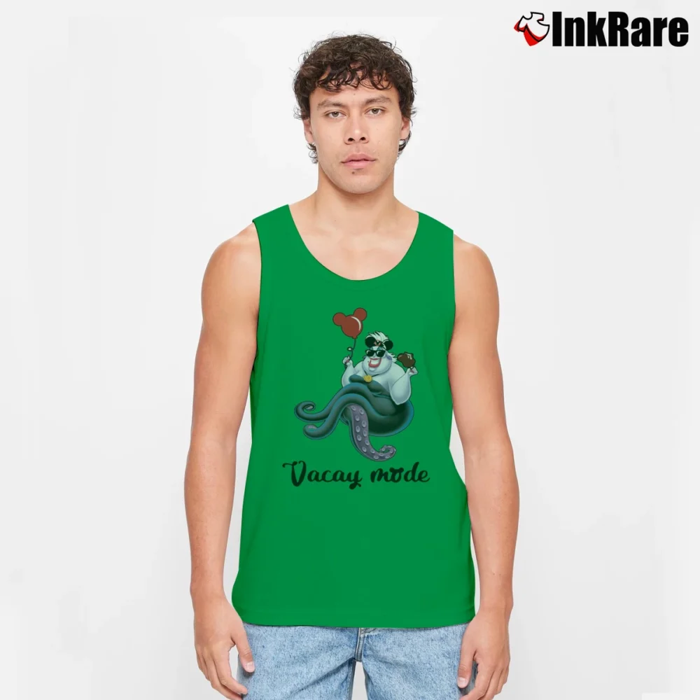 Men’s Ursula Vacay Mode Balloon Mickey Mouse Tank Top in irish green | Breathable, Active-Friendly Design