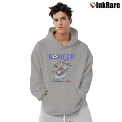 Men’s USA World Cup 1994 Striker Mascot Soccer Pullover Hoodie in sport grey | Cozy, Durable, Modern Fit