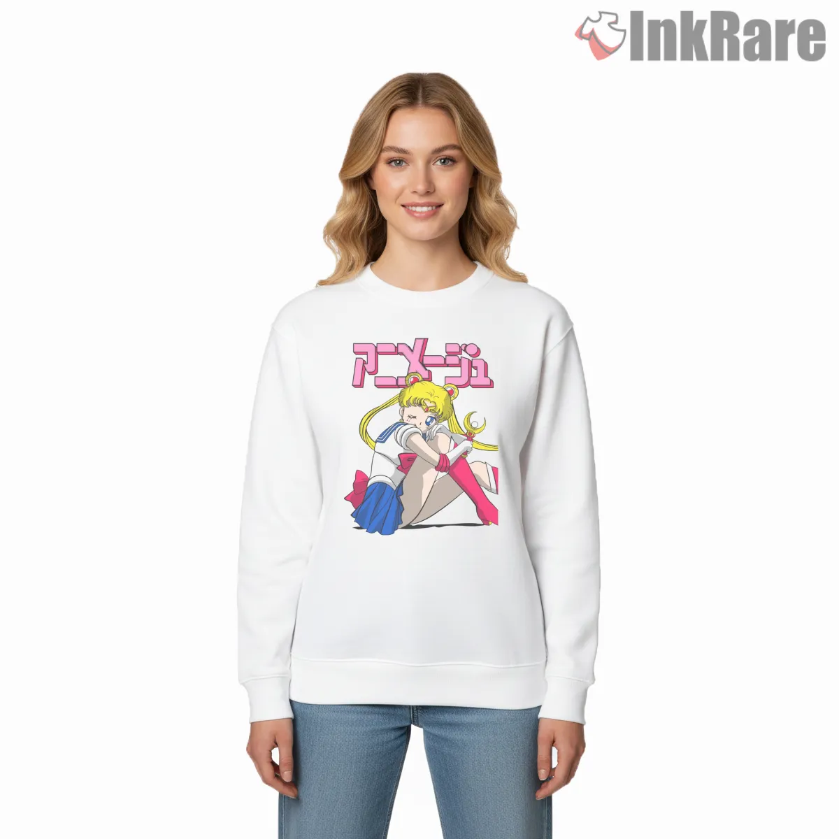 Usagi Tsukino Classic Seated Pose Anime Shirt Usagi Tsukino Classic Seated Pose Anime Shirt on graphic shirt for women graphic tee
