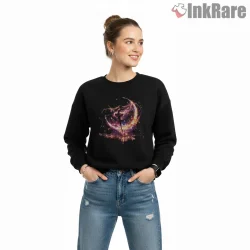 Usagi Tsukino Cosmic Silhouette Glow Shirt on graphic shirt for women graphic tee